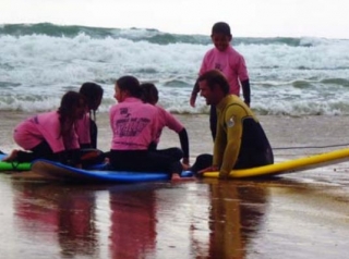 Cours de surf avec un professionnel